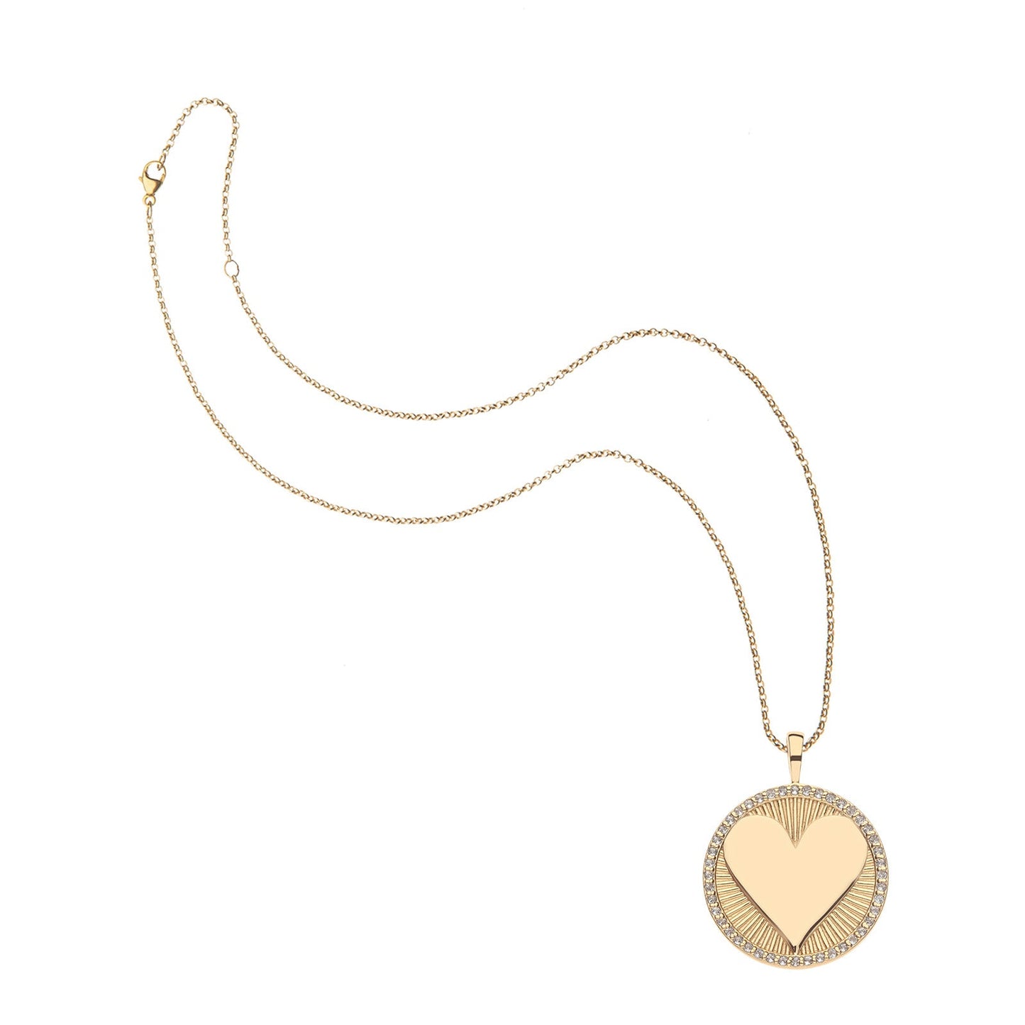 LOVE Embellished Hearts Find Me in White Topaz