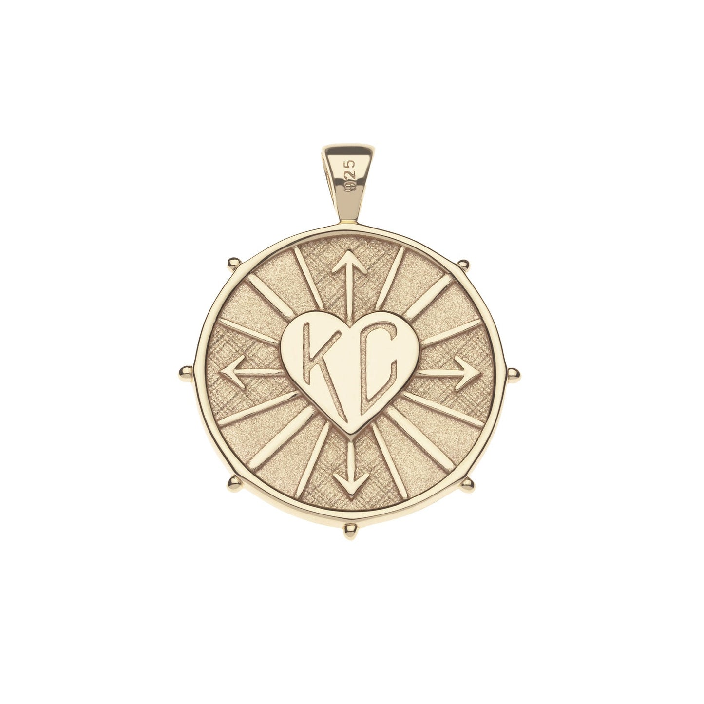 KANSAS CITY JW Original Pendant Coin in Solid Gold