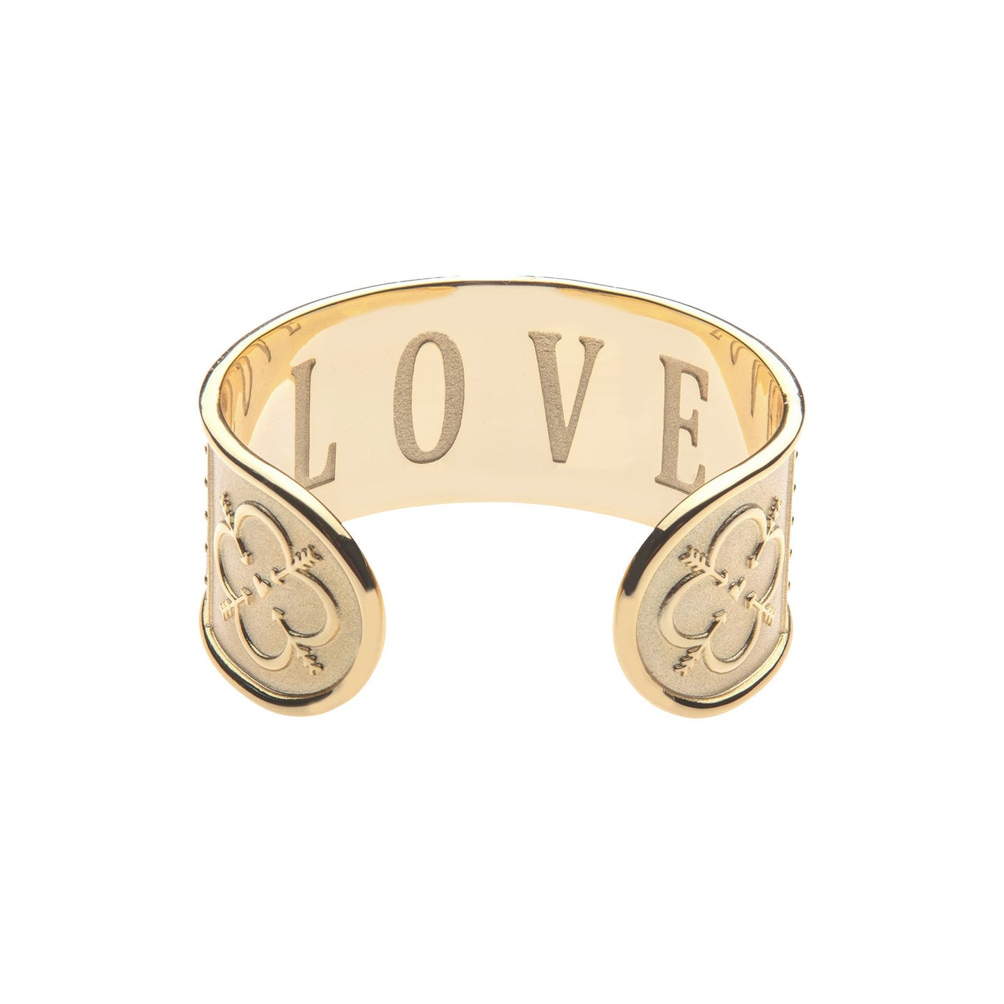 LOVE Quatrefoil Cuff