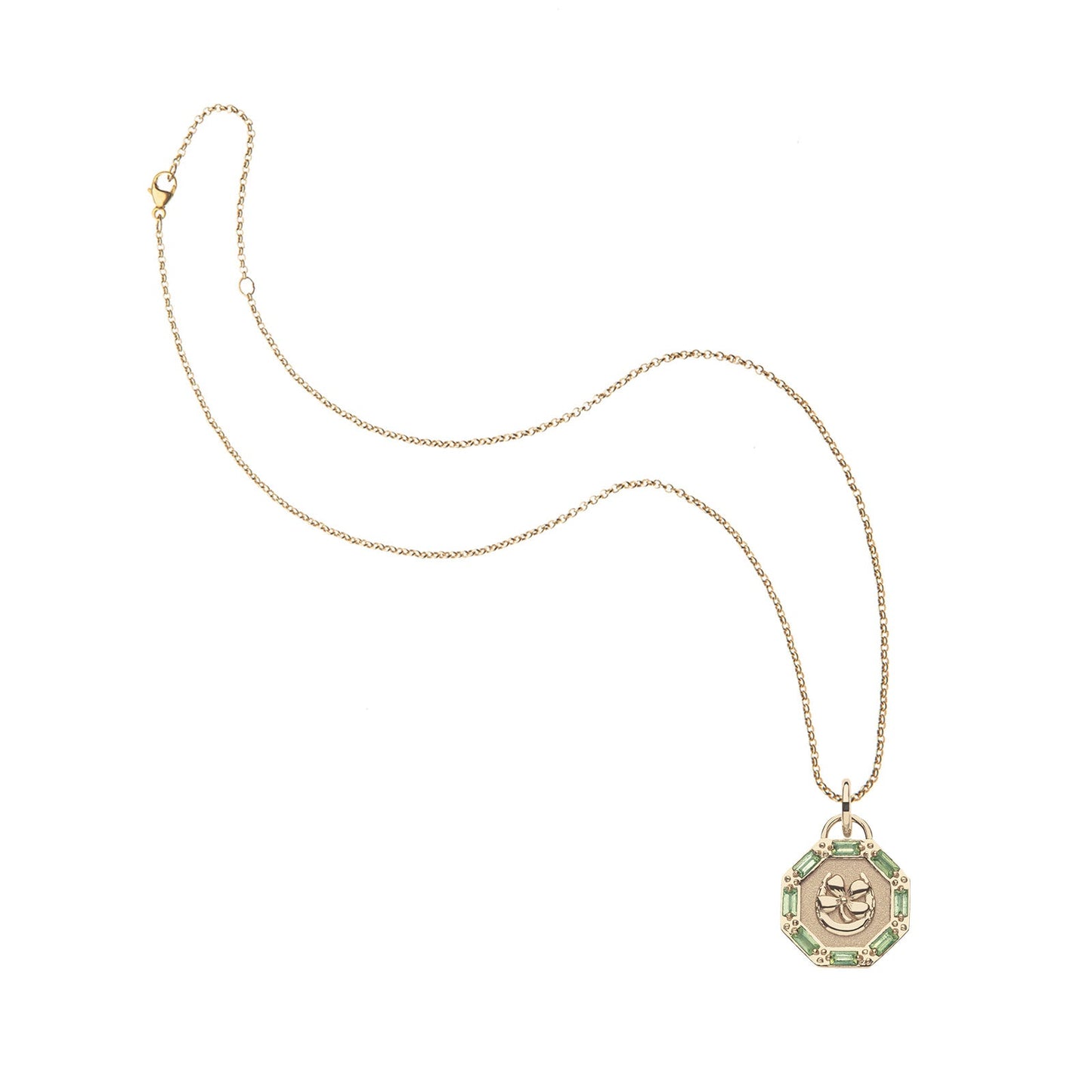 LUCKY Petite Embellished Coin