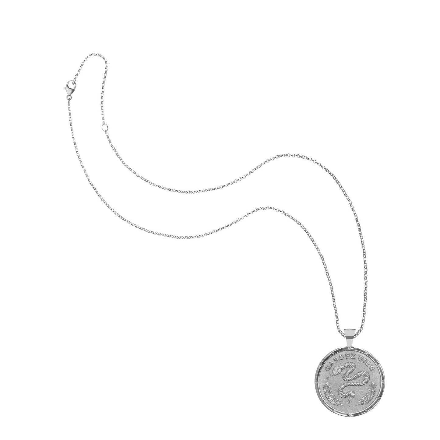 PROTECT JW Original Pendant Coin in Silver