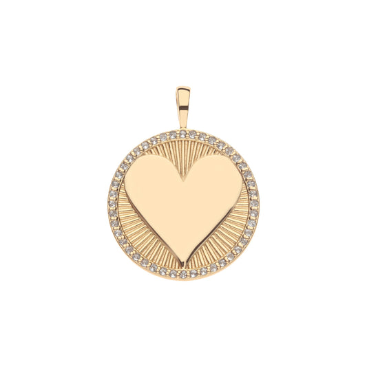 LOVE Embellished Hearts Find Me in White Topaz